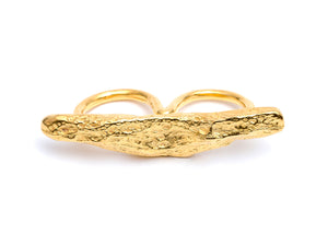 Gold Waves Ring