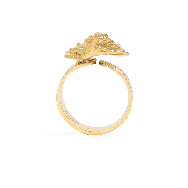Gold Abalone Ring