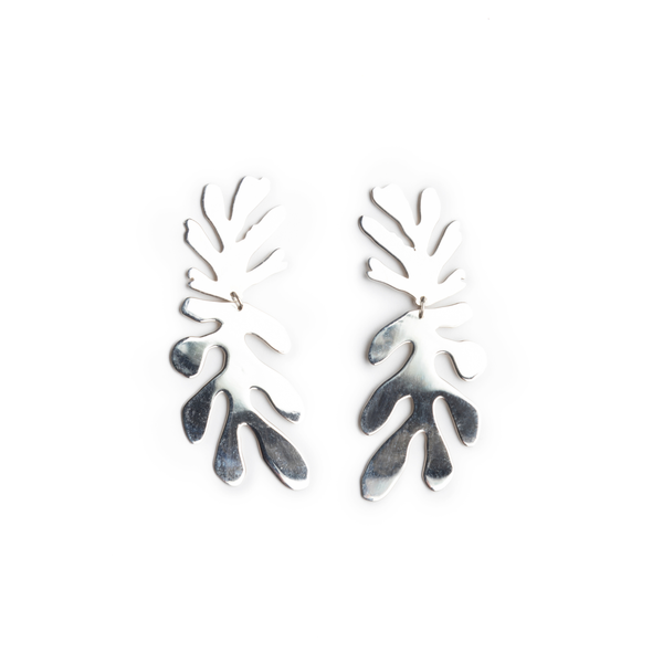 Silver Articulated Earrings