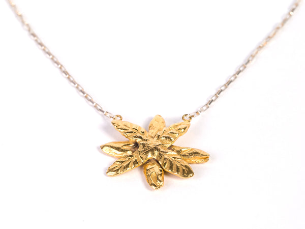 Gold Wild Palmera Necklace