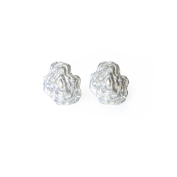 Silver Abalone Earrings