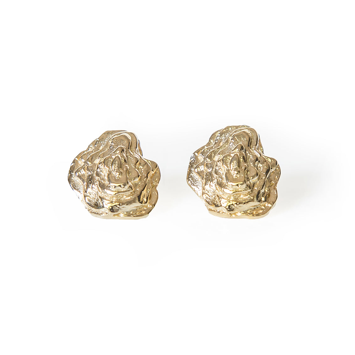 Gold Abalone Earrings